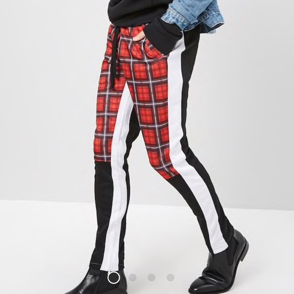 plaid pants mens forever 21